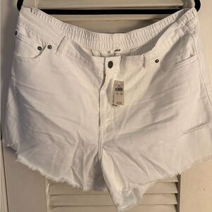Aerie White Denim Jean Shorts